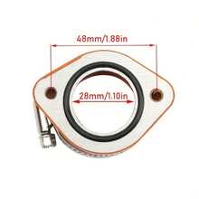 Rubber Motorcycle Carburetor Adapter Inlet Intake Pipe For PE 28 PWK 28 Carburetor For 110 125 150 200cc