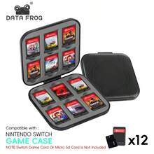 DATA FROG 12 In 1 Game Card Storage Box For Nintend Switch Portable Magnetic Game Card Box Game For Switch Accessories - Multicolor - View 2
