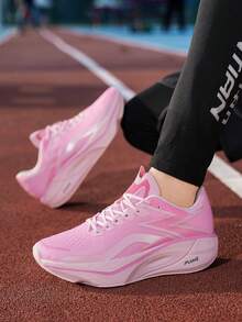 Men's Lightweight Breathable Cross-Training Sneakers - Low-Top Athletic Shoes With Shock Absorption, Arch Support And Non-Slip Sole Design, Suitable For Gym, Running, Hiking, Casual And Outdoor Activities - Pink - View 8