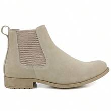 Men's Chelsea Boot Country Leather Suede - Beige - View 3
