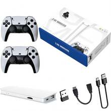 Máy chơi game cầm tay mini kiểu cổ điển YIYI, đầu ra HD 4K, tay cầm không dây, cắm là chơi, tích hợp hơn 20.000/30.000 trò chơi, máy chơi game thùng (64GB/128GB) - 1 chiếc - Nhiều màu - Xem 1