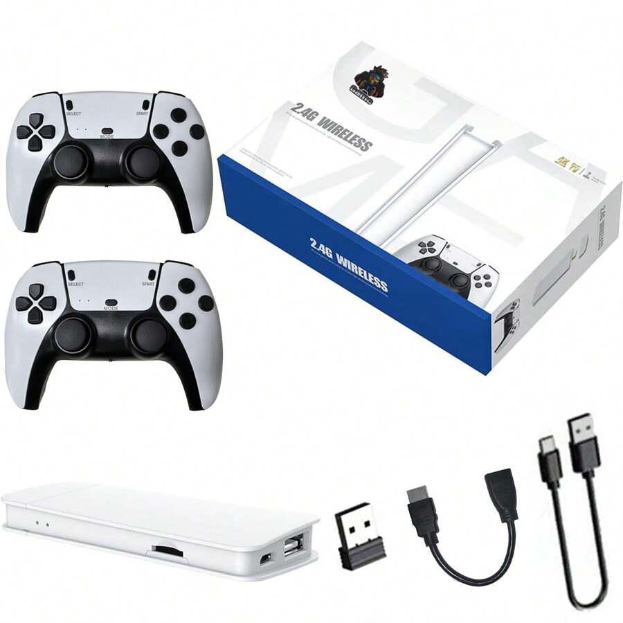 Máy chơi game cầm tay mini kiểu cổ điển YIYI, đầu ra HD 4K, tay cầm không dây, cắm là chơi, tích hợp hơn 20.000/30.000 trò chơi, máy chơi game thùng (64GB/128GB) - 1 chiếc - Nhiều màu - Xem 1