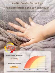 1 pieza Nuevo tapete para mascotas, tapete acolchado de felpa de coral con estampado para gatos y perros en otoño/invierno, cama para mascotas cálida y cómoda