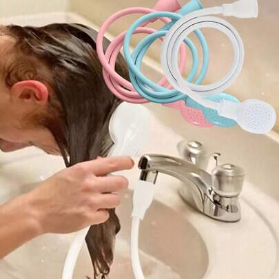 1 件多功能水龙头延长器带淋浴喷头，总长 131 厘米，易于使用的适配器，用于洗发、沐浴和淋浴喷雾器，方便快速连接，用于宠物洗澡、家居和浴室装饰、秋季装饰、返校、旅行必需品，完美的生日周年纪念日情人节圣诞节万圣节教师节毕业返校感恩节惊喜