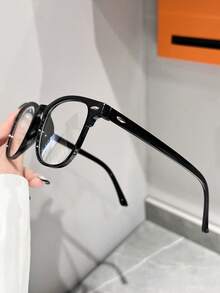 Neutral Casual Retro Geometric Fashion Flat Mirror, Clear Transparent Lens Fashion Glasses, Suitable For Various Clothing, Street Styles, Travel, And Beaches - Nhiều màu - Xem 11