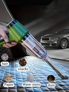 Portable Wireless Vacuum Cleaner, High-Power Mini Vacuum, Compressor Air Blower And Pump Handheld Vacuum With Brushless Motor Suitable For Car, Home, Office, Camping, Computer Keyboard Laptop Dust Cleaning Tool, 2400mAh - Multicolor - View 7