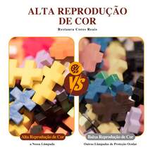 Luminária de Mesa 3 Tons Abajur Cristal Candeeiro Cabeceira LED Recarregável Decoração Sala Quarto - Dourado - Visão 8