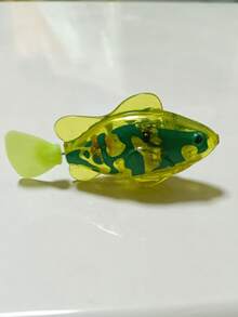 4-Color Electric Simulation Fish Cat Toy, Automatic Swimming Fish Toy, Waterproof Bathroom Toy, Sensor Swinging Fish With Lighting, Batteries Included