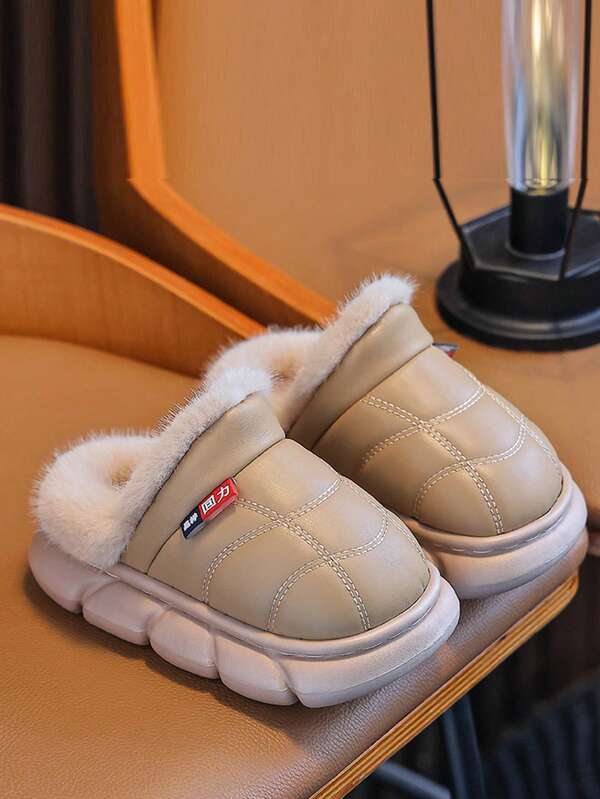 Pantofole per bambini, antiscivolo per interni, camera da letto, adatte per ragazzi e ragazze, ideali per l'inverno