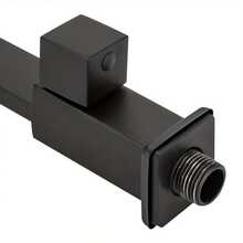 YUNRUX G1/2 Wall Mounted Faucets, Modern Brass Bathroom Faucet, Wall Mounted Single Hole Cold Water Tap For Kitchen, Bathroom, Sink, Basin, Matte Black