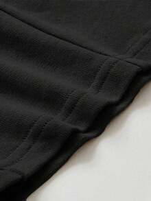 SWEATSHIRT/BASIC SHORTS/MEN'S BERMUDA SHORTS/100% COTTON SHORTS - màu đen - Xem 5