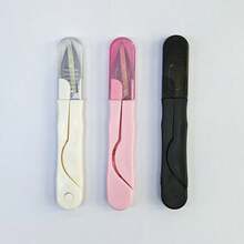 1pcs Office Supplies Stainless Steel Small Scissors Office Paper Cutter Art Scissors Student Diy Handmade Paper Cutting Knife