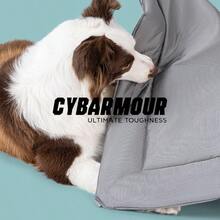 Cybarmour Chew Proof Dog Crate Pad Outdoor Indestructible Dog Bed Tough Potable Machine Washable Water DirtResistant Large Breeds Fits 36Inch Crate 35x22 Limestone - 350長x220寬 - 查看 2