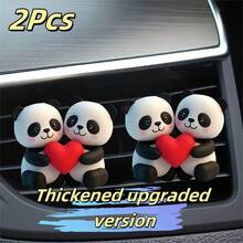 3pcs Cute Cat Car Ventilation Air Freshener Clip - Creative Hoodie Cat, Milk Tea Cat, Bell Cat Designs, 2D Acrylic Car Ventilation Decoration Clip, Comes With Aromatherapy Sheet, Deodorization + Random Scents, Car Air Freshener, Car Interior Decoration, Perfect Gift For Family And Friends