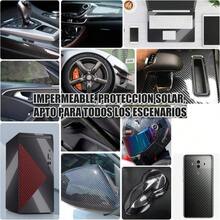 DIY Pelicula Profesional Adhesiva De Vinilo De Fibra De Carbono 4D,vinil automotriz calefacción, impermeable, sin burbujas, para interior y exterior del automóvil, computadora portátil, gamepad 03x3m - ColorB - Ver 2
