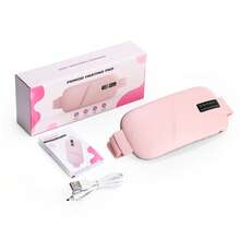 Hailicare Rechargeable Heated Massage Belt, Warm Palace Treasure -5-Speed Temperature Adjustment, 4 Vibration Modes, Intelligent Timing Function, Portable Suitable For Home/Office, Gift For Girls, Exquisite Gift Box Packaging - Pink - View 13