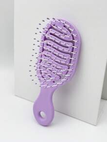 1支便携式空心口袋梳，干湿两用，小巧尺寸，包含梳子、边缘梳、头发梳、解结梳、球形梳、迷你发梳套装、木梳、发刷、梳子、后梳、发刷、边缘梳、发梳套装、梳子、迷你发刷、解结梳、发刷、理发师、美发工具、小梳子、迷你发刷、发型、美发、发刷、发刷套装、梳子、卷发梳、解结梳、女士发刷、理发师配件、理发店、美发工具 - 彩色 - 查看 12