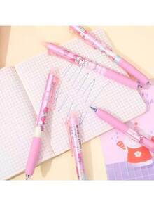 Sanrio 1PC Multi-Layer Waterproof Transparent Pencil Case 2 Styles Available (Normal Style And Upgraded Style) Large Capacity Student Stationery Storage Bag Cosmetic Bag School Office Supplies Stationery,Back To School,School Supplies,Pencil Pouch,School Bag Random Delivery