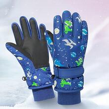 Gants de ski de la marque Sweet Boy, convenant aux filles, gants d'hiver en polaire épais et chauds, adaptés aux voyages dans la neige en extérieur, parfaits pour les cadeaux d'anniversaire, cadeaux parfaits pour Noël, Thanksgiving, Noël/Saint-Valentin, Halloween, automne, hiver, extérieur, sport, gants tactiles d'hiver pour la course, le cyclisme, le soccer, le football, les sports d'extérieur, tricotés pour les garçons et les filles, convenant aux temps froids et au ski