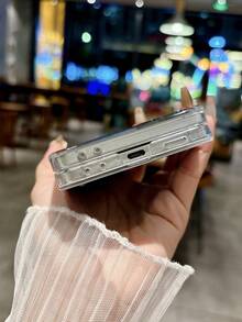 1pc Vintage Camera Strap Crossbody Case Compatible With Samsung Galaxy Z Flip7 Foldable Phone, Blue/Red - Multicolor - View 11