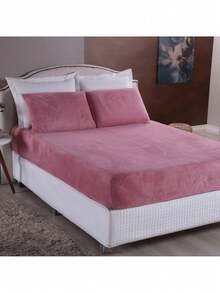 Sheet Sets with Pillowcases - Màu hồng gỉ - Xem 2