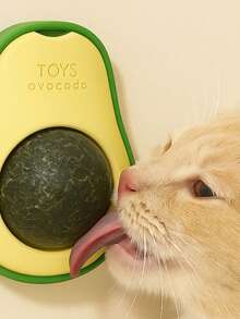 Interactive Avocado Cat Toy With Catnip Ball - 綠色 - 查看 7