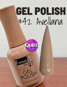 15ml Semi-Permanent Gel Polish 3 Steps Fantasy Nails Gelish Application Professional Use UV - HAZELNUT - View 2