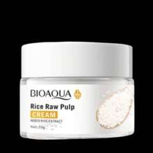 Raw Rice Pulp Facial Cream For Moisturizing, Lightening, Ideal For All Skin Types - White - View 3