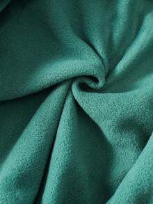 男童卡通印花拉链连帽外套，长袖休闲保暖内衬外套，秋冬季