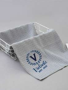 New Home Gift Kitchen Towels, Embroidered Tea Towels, Couples Gift Housewarming Gift, Anniversary Gift For Wife, Home Decor Family Name 35*75cm/95g - Multicolor - View 13