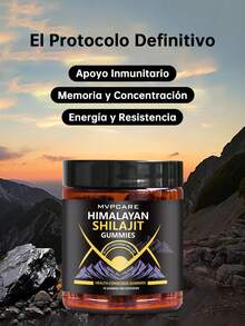 MVPCARE  Pure Himalayan Shilajit with 85 Micronutrients –Shilajit Gummies for Men & Women, 30 Gummies – Enhances Vitamin, Mineral, and Protein Absorption, Boosts Immunity & Daily Energy - Otros - Ver 2