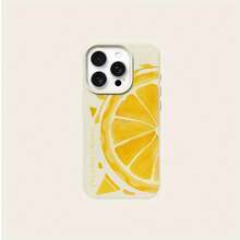 Protección tpu de alta calidad para modelos como  16 pro Max / 14 / 16 / 15 / 13P / 12 / 11 - diseño único de limón amarillo fresco, resistente a las caídas, estilo simple y elegante, adecuado para hombres y mujeres, regalos de vacaciones, artículos de moda explosivos. - Color mezclado 1-308 - Ver 8