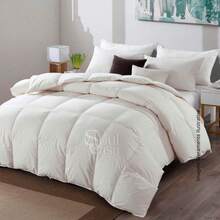 Soutextil Queen Duvet 2.40x2.60 - King Double Sided Microfiber Extra Soft Filling White 1 Piece - 白色 - 查看 1