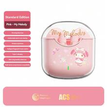 Sanrio Semi-In Ear Wireless Bluetooth Earbuds Official Licensed Cute Cartoon Headphones With Long Battery Life HiFi Sound Quality, Cute Aesthetic Earphones For Daily Use Gift Ideas For Everyone