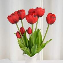 3 buc lalele artificiale la atingere reală, de înaltă calitate, fierbinți în Arabia Saudită, decorațiuni pentru casă, biroul hotelului, buchete de mireasă, decor pentru masă