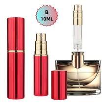 Perfume Travel Refillable Bottle,Bottom-Filling Perfumes Atomizer,Mini Cologne Dispenser, Portable Fragrances Sprayer Pocket Size Perfume Container For Women Men Cruise Trip Gift-F809SJ