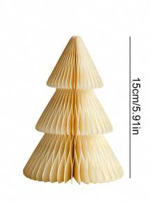 1pc, Red And Green Honeycomb Paper Christmas Tree Desktop Ornament, Honeycomb Christmas Tree Center Decoration For Home, Office, Kitchen, Holiday Party Multifunctional Home Decoration Table Center Christmas Decor (Please Note That The Christmas Tree Is Shipped Folded For Easier Transportation And Needs To Be Unfolded Upon Arrival) Christmas Decorations Winter Room Decor Christmas Decorations Home Christmas Gifts Christmas Decor