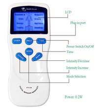 TENS Unit Muscle Stimulator Electric Pulse Body Massager Multi-Function Massage Instrument With 8pcs Electrode Pads