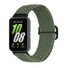 Elastic Woven Nylon Watch Band, Suitable For Samsung Galaxy Fit 3 Unisex, Soft Adjustable Strap, Compatible With Galaxy Fit 3-Band-R390, Multiple Colors Available, Fashionable Sports Smart Watch Band Comfortable To Wear - Galaxy Fit 3 - View 15