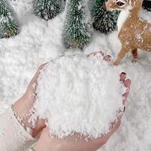 50g/600g Christmas Decorative Artificial Snow Powder, Fake Snow Flakes, Scenery Decor, Holiday Decor, Room Decor, Home Decor, Office Decor, Theme Party Decor, Christmas Decor, Christmas Decorations Winter