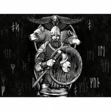 Viking Tapestry For Men Decor  Tapestries Meditation Runes Ancient Art Wall Hanging Tapestries Multi-Use Blanket Decor Tapestry For Bedroom Living Room & Dorm-40"X30" ,60"X40" ,60"X 51" ,80"X60" - GTLSFS10 - 查看 2