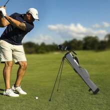Wear-Resistant Golf Stand Carry Bag W/ Shoulder Strap Portable Golf Divider Bag - 1 - View 1