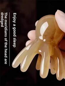 5/3/1 Octopus Scalp Massage Comb, A Portable Octopus-Head SPA Massage Comb For Meridian Scraping And Scalp Massage. It Relieves Fatigue, Soothes And Relaxes, And Provides Massage And Scraping. This Multi-Functional Portable Massager Makes A Great Birthday Gift, Party Gift, Christmas Gift, Or Holiday Gift. - Multicolor - View 10