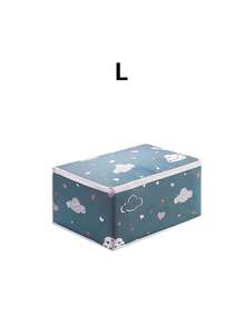 1pc Waterproof And Moisture-Proof Comfortable Storage Bag, Large Capacity Transparent Window, Suitable For Mobile, Packaging, Dormitory, And Sheet Storage Decorations Decor Festival Decor Room Decor Home Decor Decor Bedroom Decor Bedroom,Organizer,Organizer,Home Storage Closet Organization And Storage Clothes Organizer