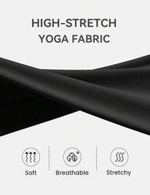 Girls Long Sleeve Shirts Athletic Shirt With Thumb Holes Kids Crew Neck Basic Tee Tops For Sports Gym Yoga - 黑色 - 查看 6