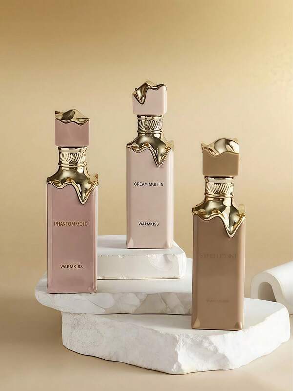 1 buc. Spray de parfum în formă de cremă, stil arab saudit, 50 ml, un produs indispensabil pentru vacanțe, un cadou excelent pentru femei, difuzor de parfum fără fum de lungă durată, odorizant de cameră, design portabil, selectat dintre parfumuri de înaltă calitate, amestecat master-blended, trei arome, capacitate mare pentru transport ușor.