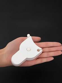 Nastro da fitness compatto in plastica - Strumento di misurazione della circonferenza corporea facile da usare per braccia, gambe, vita e torace - Righello morbido portatile per studenti e uso domestico, metro a nastro, metro a nastro telescopico automatico per misurazione corporea e perdita di peso, metro da sarta preciso per sartoria, cucito, fitness, artigianato, abbigliamento