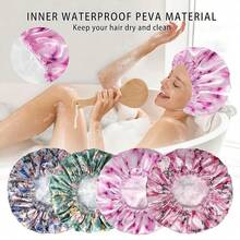 Shower Caps - Flower B 4 PCS/Set - View 7
