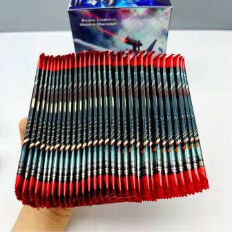 30 Cards - Tralala TungTung Sahur: Mythical Mountain And Sea Series Strategy Card Game, Each Pack Contains 5 Smooth Laser-Printed Basic Cards, Anime-Style Battle Collectible Cards, Random Outer Packaging - A Meaningful Gift For Friends Who Love Animation