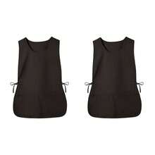 半件套男女通用围裙，带两个口袋，家居清洁无袖围裙，厨房，浴室，家居，家居用品 - 彩色 - 查看 16